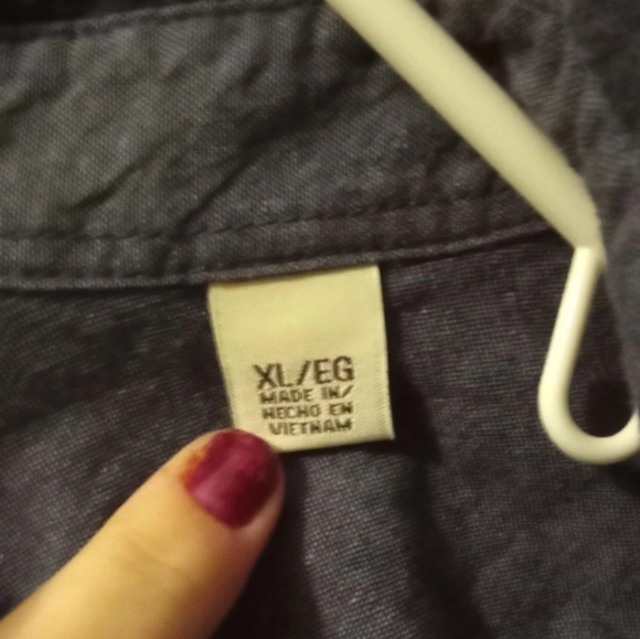 Weatherproof Vintage Long Sleeve  Plaid Flannel Shirt Blue Men's Sz XL - Picture 3 of 6